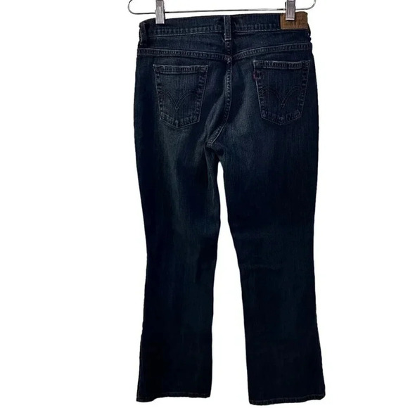 Levis 515 Womens Jeans Size 6 Medium Blue Boot Cut Five Pockets - Picture 2 of 13